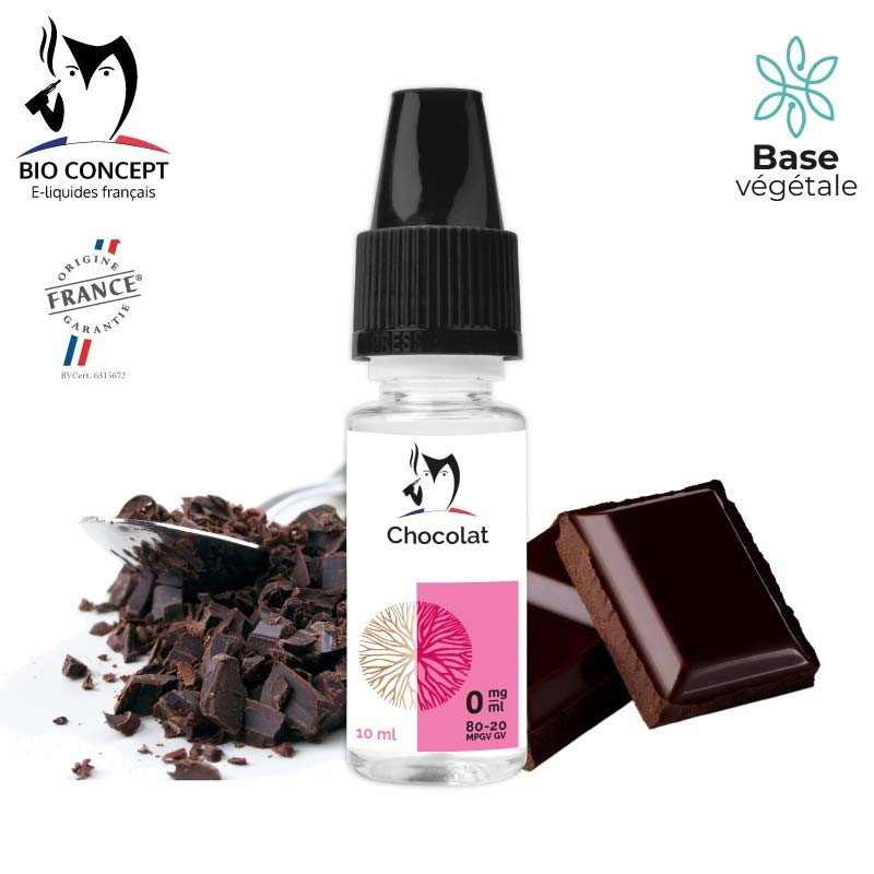 E-liquide Chocolat  Eliquide goût Chocolat pour cigarette