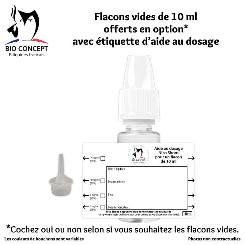 Booster Nico Shoot® au sel de nicotine fabriqué par Bioconcept