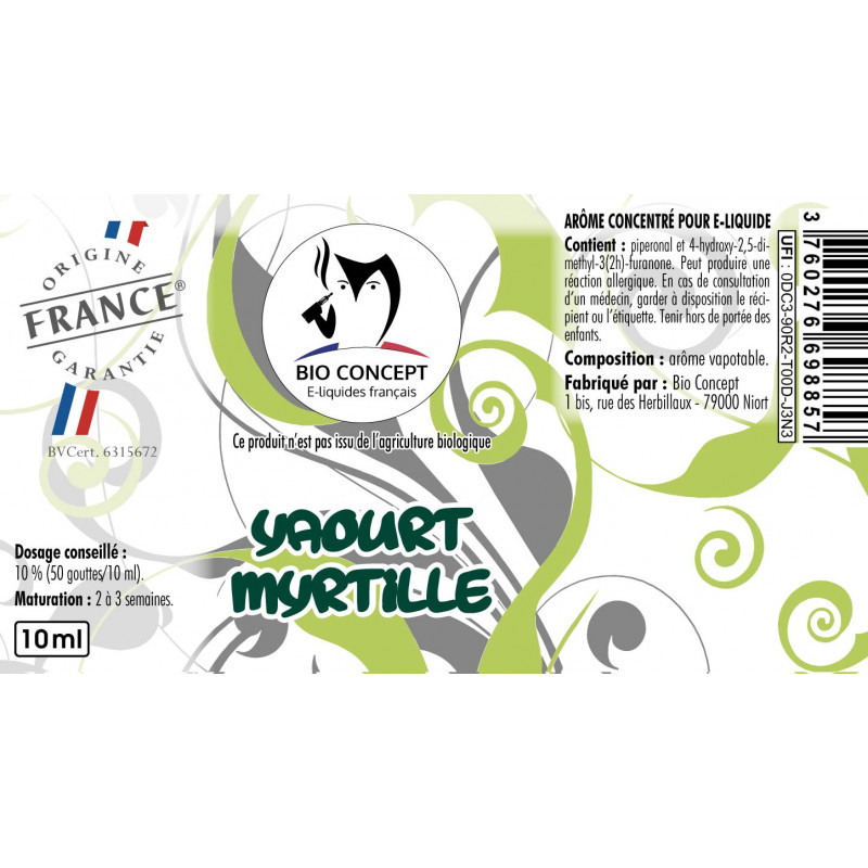 Arôme fruité Yaourt Myrtille – BioConcept