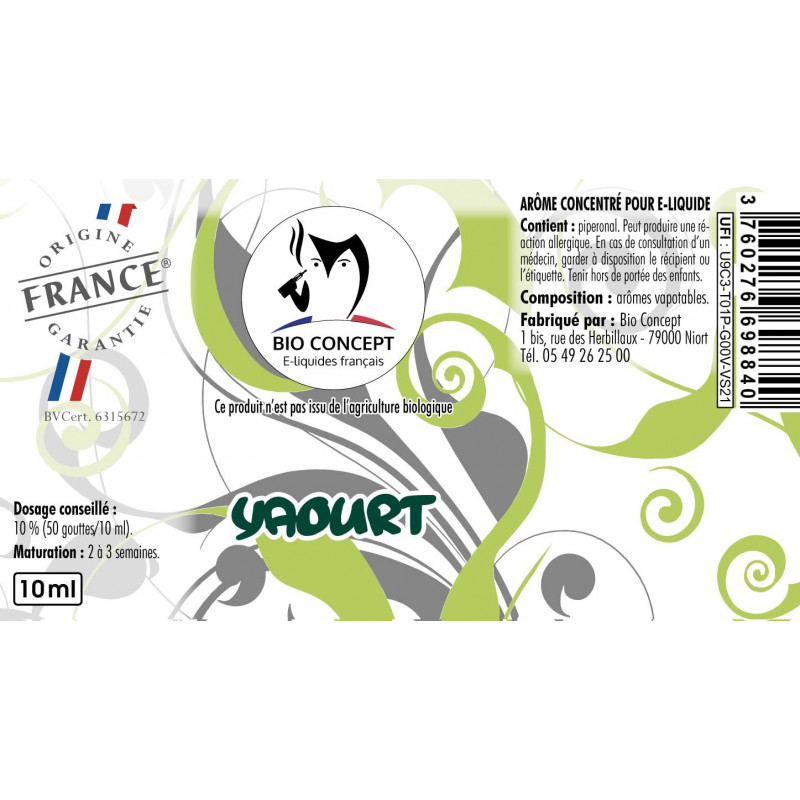 Arôme gourmand Yaourt – BioConcept
