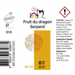 E-liquide Fruit du dragon Serpent -50ml