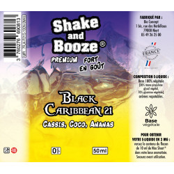 Shake & Booze - Black Caribbean - 50ml