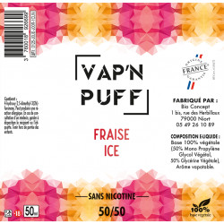 Fraise ice - Vap'n puff - 50ml