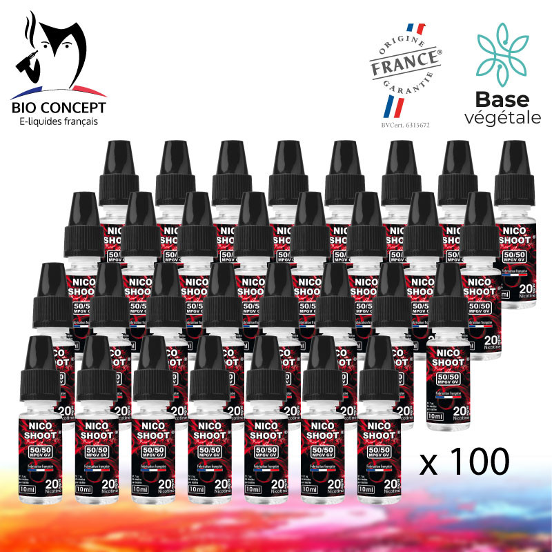 booster de nicotine Lot de 100 Nico Shoot