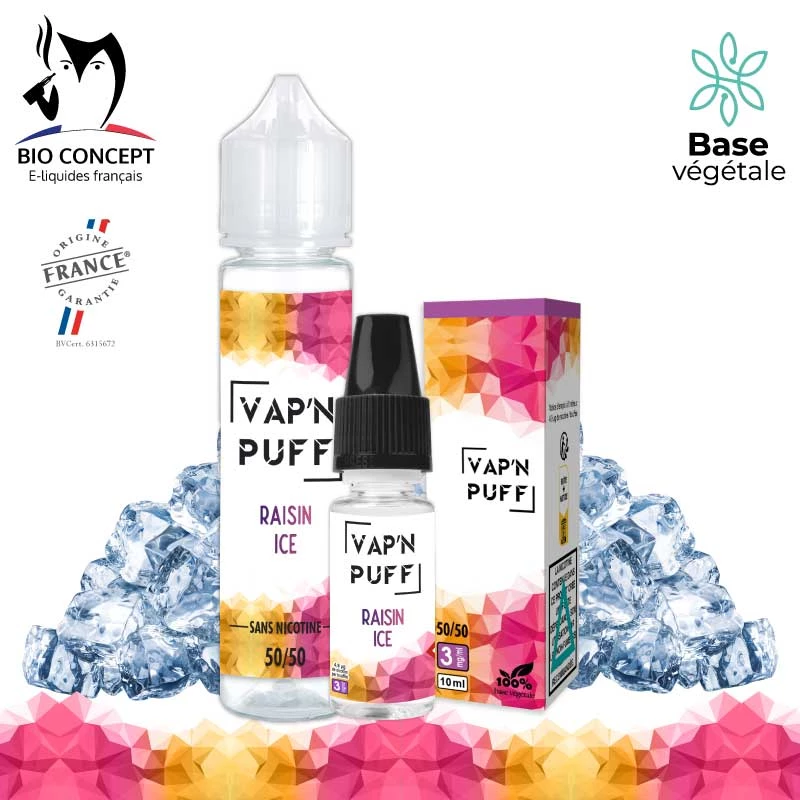 E liquide VapN Puff RAISIN ICE