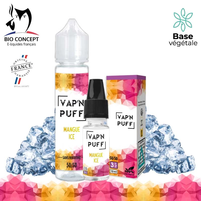 Eliquide VapN Puff Mangue ice