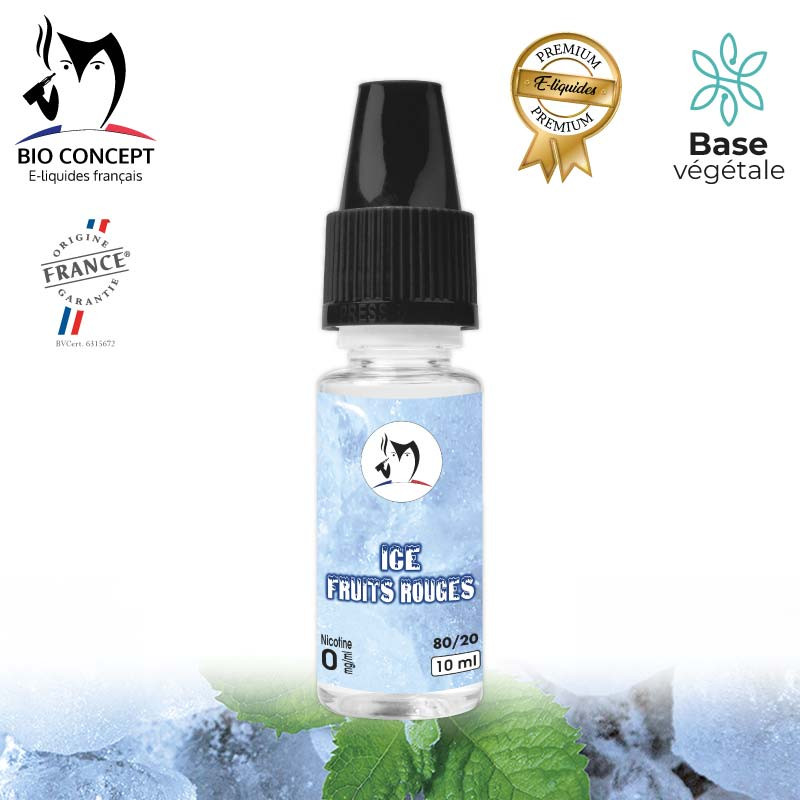 E liquide Sensation Ice Fruits rouges Menthe Bioconcept