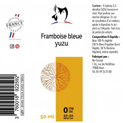 E-liquide Framboise Bleue / Yuzu - 50ml