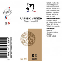 E-liquide Classic Vanille - 50ml