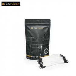 Cotton ORG-CS E-Cig Power lacets