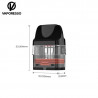 Taille Cartouche Pod XROS Vaporesso