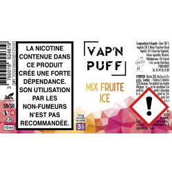 Mix fruité ice - Vap'n puff